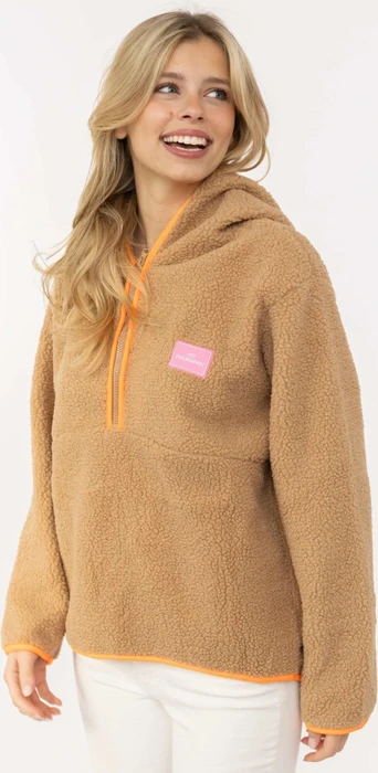 Zwillingsherz Hoodie Hoodie taupe (Damen)