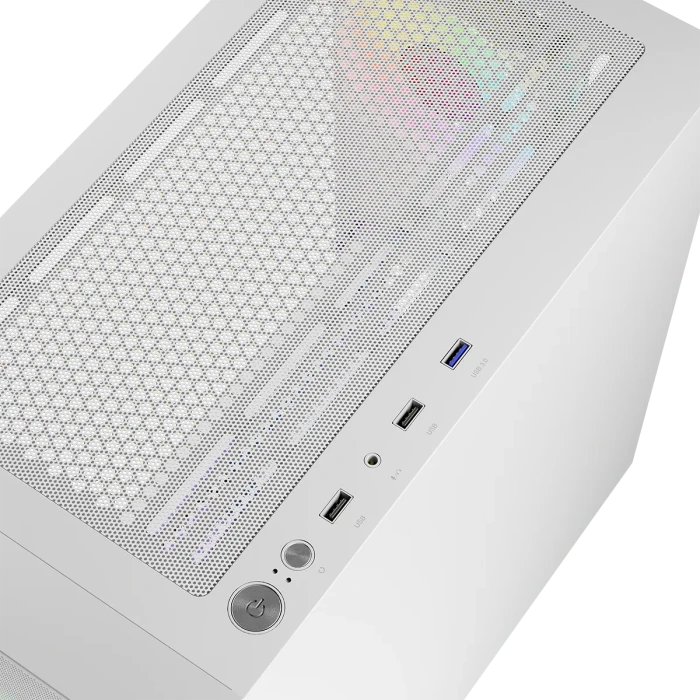Logic Concept Portos ARGB Mini White, Glasfenster