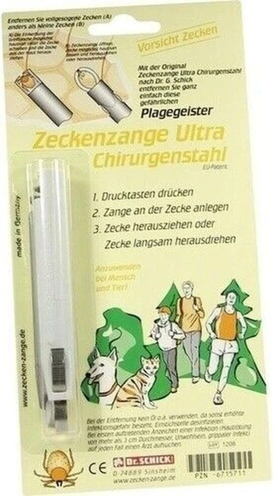 Inkosmia ultra Chirurgenstahl Zeckenzange
