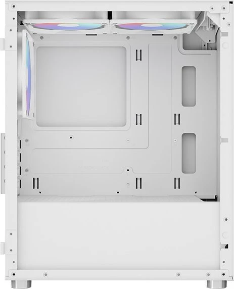 AeroCool CS-111 [V2] White, Glasfenster