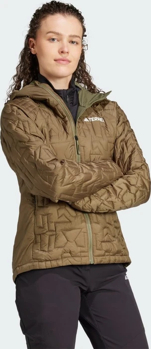 adidas Terrex Xperior PrimaLoft Loose Fill Hooded Isolation Funktionsjacke olive strata (Damen)