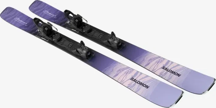 Salomon Stance 84 + M10 sweet lavender/bleached denim (inkl. Bindung) (Damen) (Modell 2025/2026)