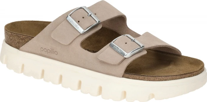 Birkenstock Arizona Veloursleder Platform light rose