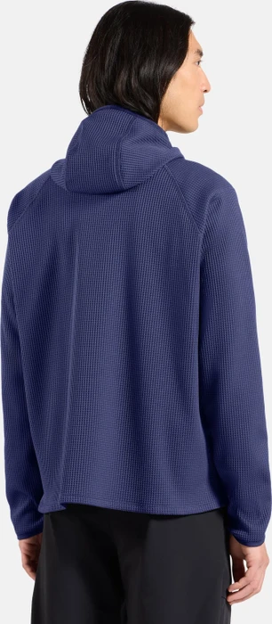 Odlo Cubic Multisport Midlayer Hooded Funktionsshirt langarm skipper blue (Herren)