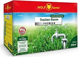 Wolf-Garten L-TP 200 Trocken-Rasen Premium Saatgut, 6kg