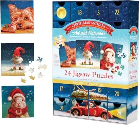 Eurographics Puzzle Adventskalender - Heffernan Christmas