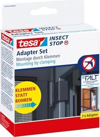 tesa Insect Stop FALT Adapter-Set anthrazit
