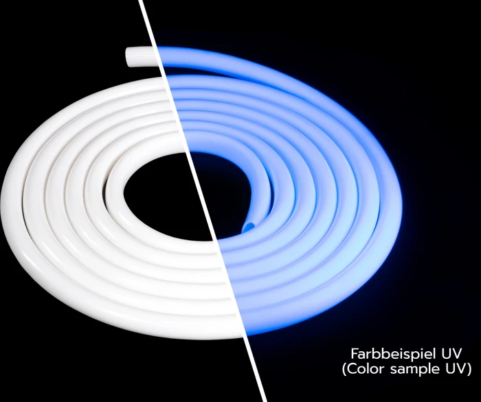 Alphacool AlphaTube HF, 13/10mm, 3m, UV weiß, retail