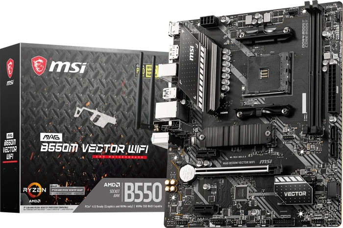 MSI MAG B550M Vector WIFI (AMD AM4)