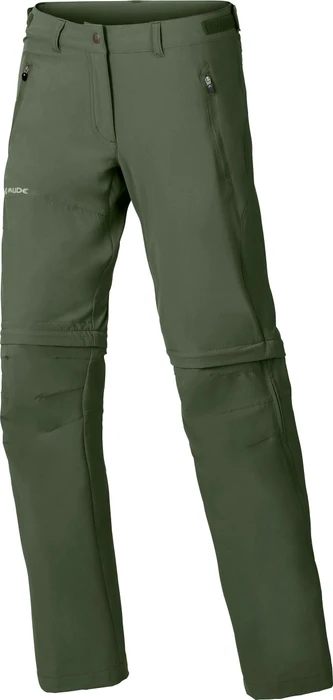 Vaude Farley Stretch ZO T-Zip Zip-Off Hose lang cedar wood (Damen)