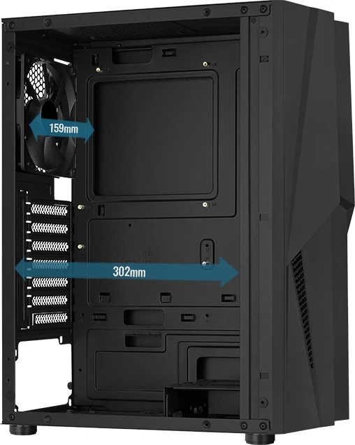 AeroCool Mecha, Glasfenster