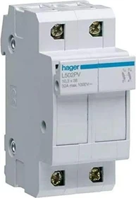 Hager DC-Sicherungstrennschalter 2polig 1000V L38