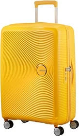 American Tourister Soundbox Spinner erweiterbar M golden yellow