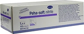 Hartmann Peha-soft Nitrile powderfree Einweghandschuhe L, 100 Stück