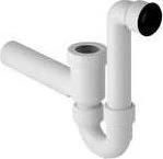 Geberit Röhrensiphon für Waschtisch, mit Rückflussverhinderung, Abgang horizontal, ø40mm