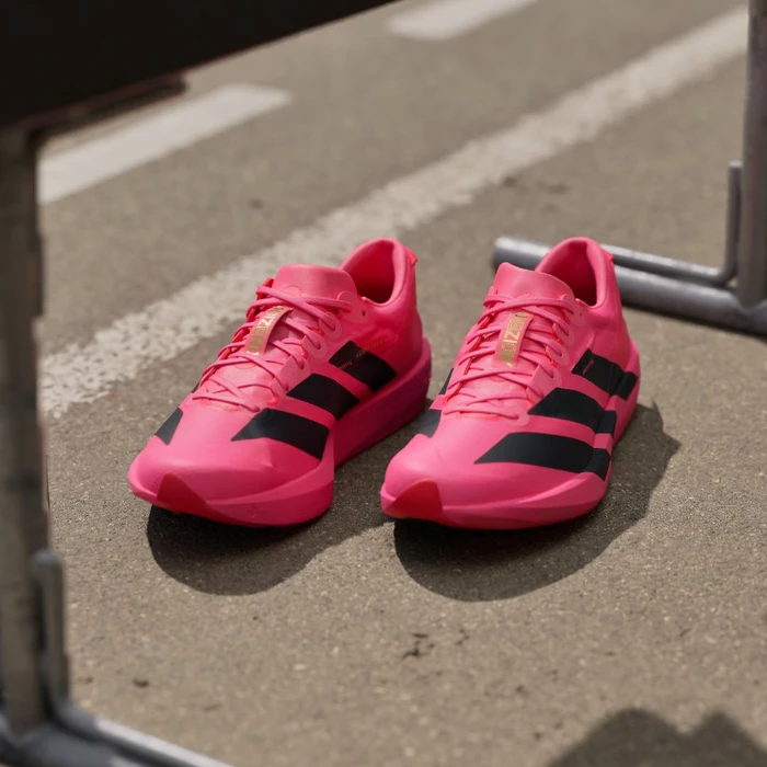 adidas Adizero Adios 9 solar turbo/core black/lucid red (Herren)