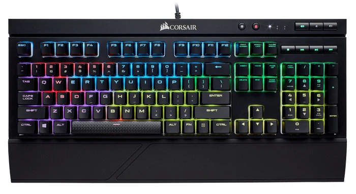 Corsair Gaming K68 RGB, LEDs RGB, MX RGB RED, USB, BE