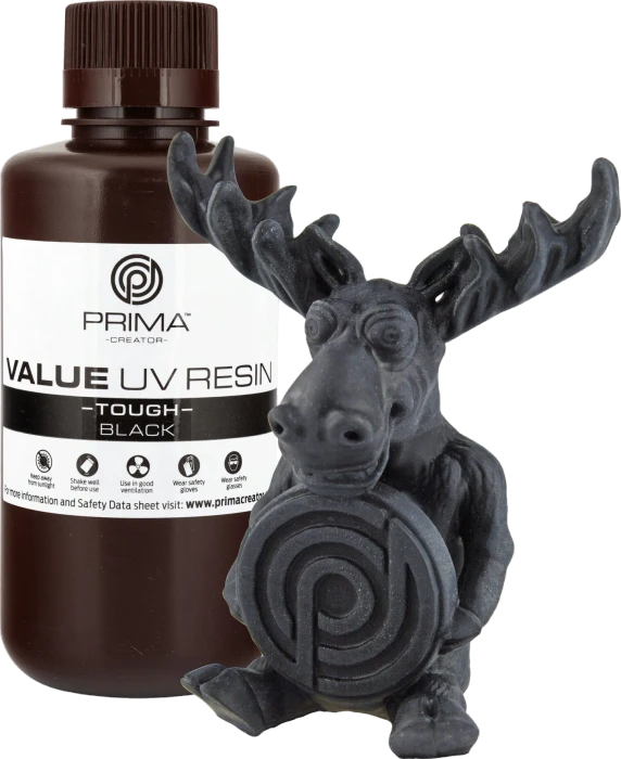 PrimaCreator Value Tough UV (ABS Like) Black, 500g