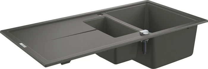 Grohe K400 60-C 100/50 1.5 Kompositspüle Einbau Becken reversibel granit grau