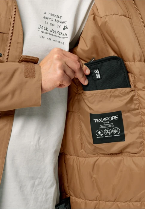 Jack Wolfskin Winterlager Funktionsmantel chipmunk (Herren)