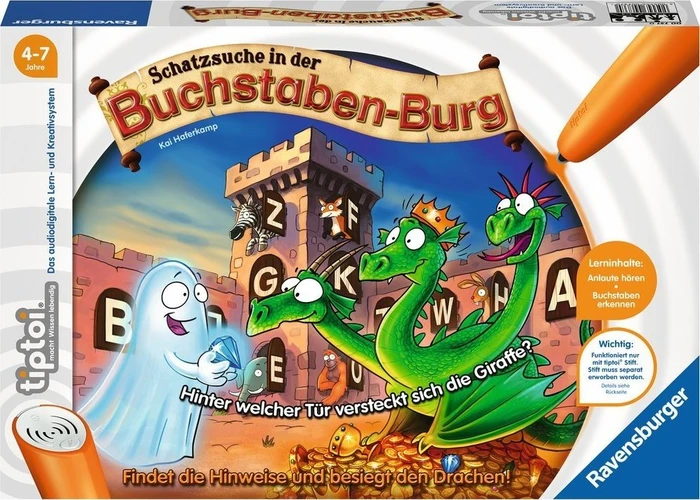 Ravensburger tiptoi Spiel: Schatzsuche in der Buchstabenburg