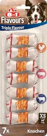 8in1 Delights Kauknochen XS Triple Flavour, 7 Stück
