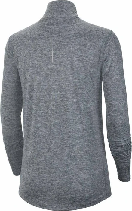 Nike NK Element 1/2 Zip Laufshirt langarm smoke grey/light smoke grey/heather (Damen)