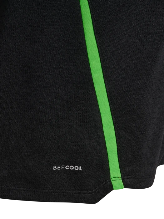 hummel Lead 2.0 Funktionsshirt kurzarm black/green gecko (Herren)