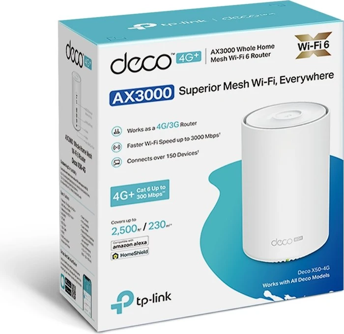 TP-Link Deco X50-4G, 1er, AX3000