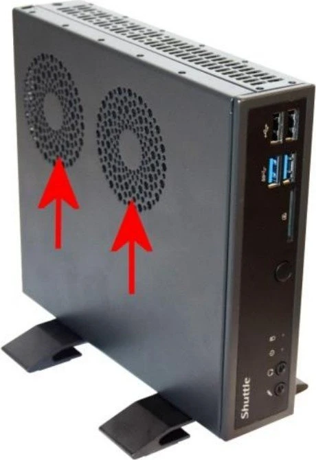 Shuttle PS02, vertikaler Standfuß für XPC slim DX/DL/DS/DH/DQ