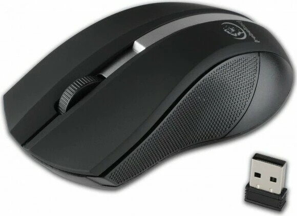 Rebeltec Galaxy Wireless Mouse schwarz/silber, USB