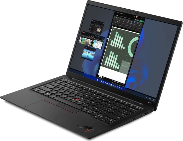 Lenovo ThinkPad X1 Carbon G10, Black Paint, Core i5-1235U, 16GB RAM, 512GB SSD, 5G, DE