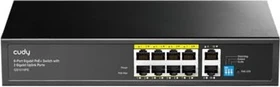 Cudy Desktop Gigabit Switch, 10x RJ-45, 120W PoE+ (GS1010PE)