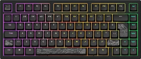 Dark Project ALU81A Terra Nostra Gaming Keyboard, schwarz, LEDs RGB, g3ms Moonstone, USB, DE (DPKB_NOSTRA_81_ISO_BLACK)