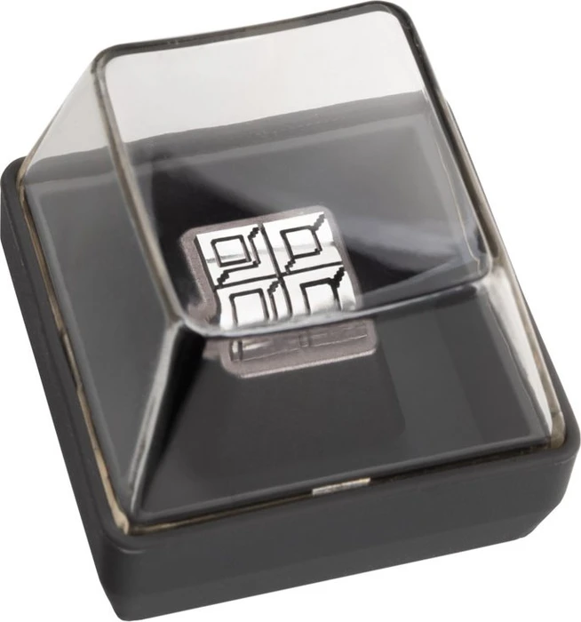 Zomoplus Keycap Battle City Stahlwand, Aluminium, weiß/grau, 1 Taste