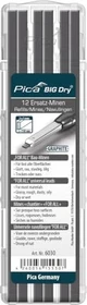 Pica-Marker BIG Dry For All Bleistiftmine 2B 5.0mm graphit, 12er-Pack