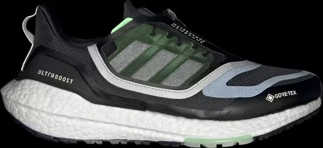 adidas Ultraboost 22 GTX carbon/cloud white/beam green (Herren)