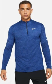 Nike Dri-FIT Funktionsshirt langarm obsidian/game royal/heather (Herren)