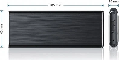Conceptronic M.2 PCIe NVMe SSD Gehäuse, USB-C 3.1