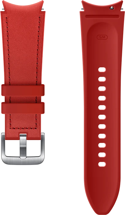 Samsung Hybrid Leather Band 20mm S/M rot