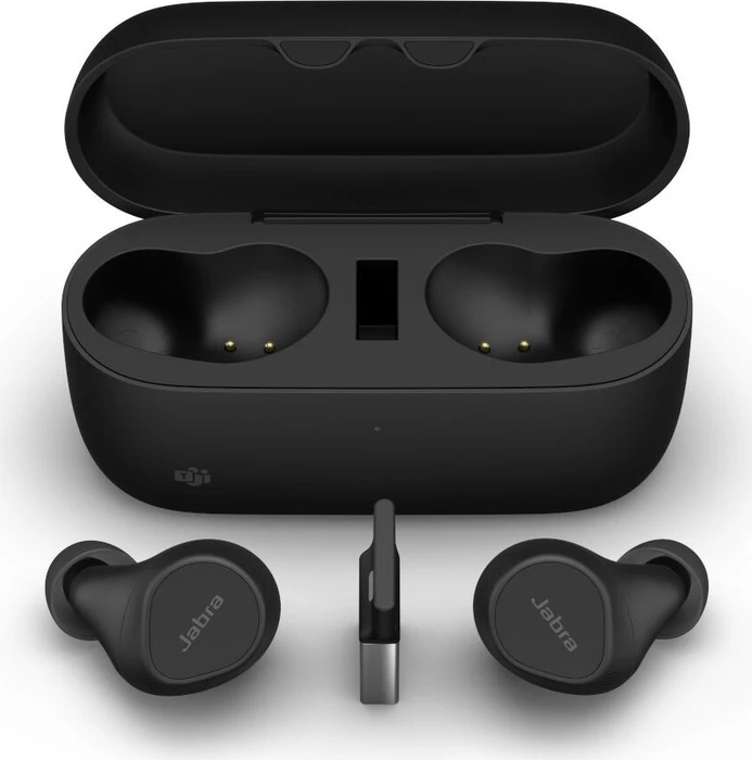 Jabra Evolve2 Buds USB-A MS inkl. Wireless Charging Pad
