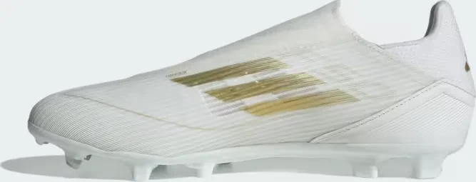 adidas F50 League Laceless FG/MG cloud white/gold metallic