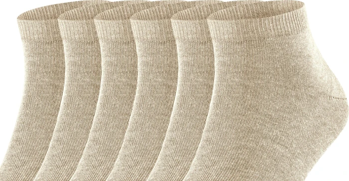 Falke Happy Socken sand mel., 6 Paare (Herren)