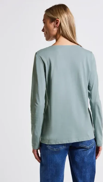 Street One Unifarbe Sweatshirt arona blue (Damen)