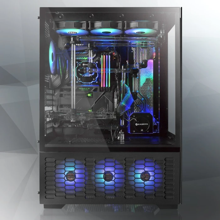Raijintek Paean Premium, Glasfenster