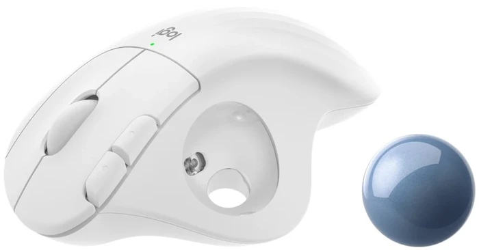 Logitech Ergo M575 Wireless Trackball grauweiß, Bluetooth