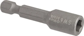 Wera 869/4 Außensechskant Bit 1/4", 6x50mm, 1 Stück