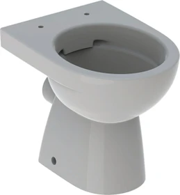 Geberit Renova Stand-WC Tiefspüler, Abgang horizontal, teilgeschlossene Form, Rimfree manhattan