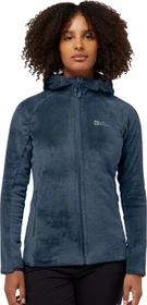 Jack Wolfskin Rotwand Hooded Full-Zip Fleece Funktionsjacke midnight sky (Damen)