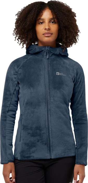Jack Wolfskin Rotwand Hooded Full-Zip Fleece Funktionsjacke midnight sky (Damen)